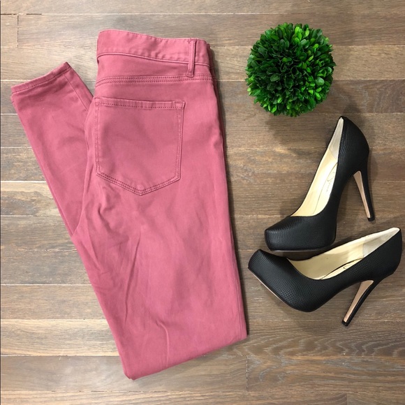 LOFT Denim - LOFT Pink Skinny Legging Jeans Size 8